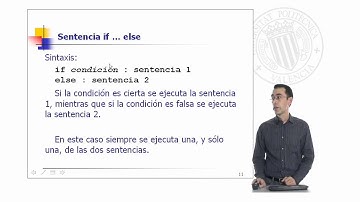 Sentencias condicionales |  | UPV
