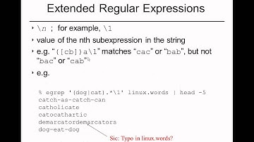 2013 10 1    Regular Expressions 10 Grouping and Memory of Earlier Pattern Number Metacharacter