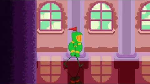 Parallax/ Scrolling background with walk Cycle - Pixel art