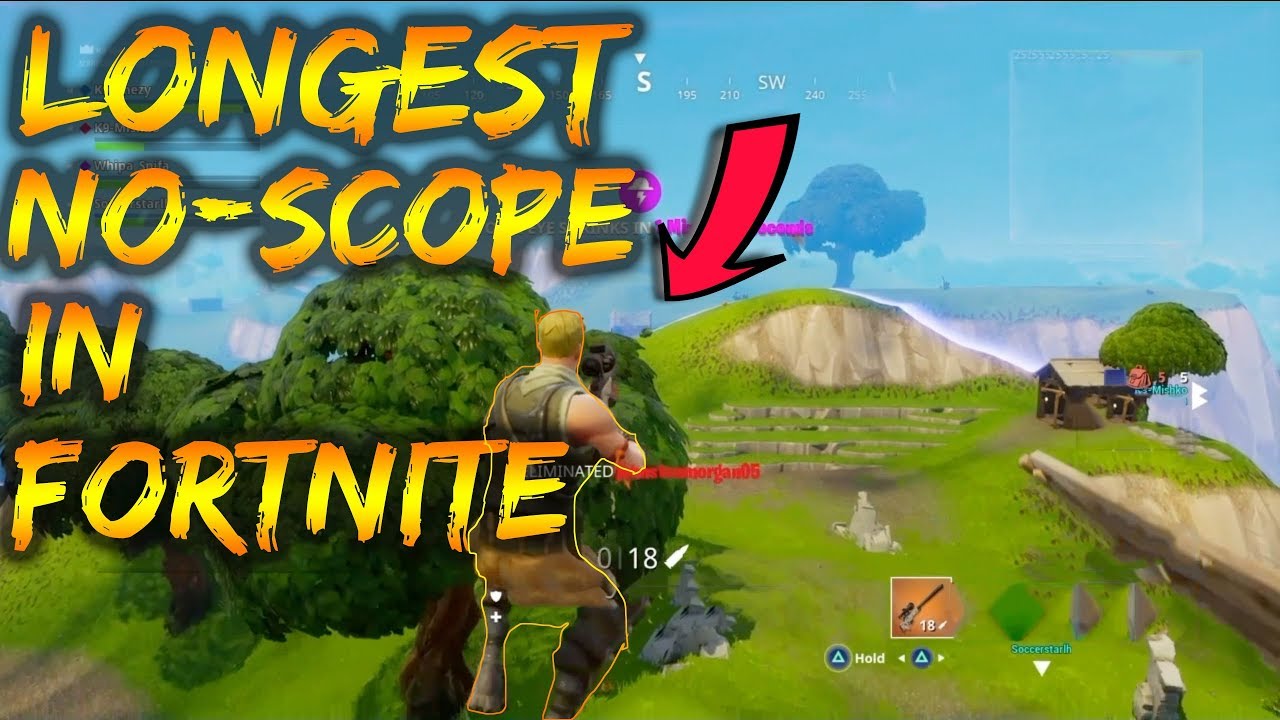 Longest Sniper No Scope In Fortnite History To Win The Game - longest sniper no scope in fortnite history to win the game fortnite battle royale