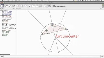 Geogebra - Circumcircle