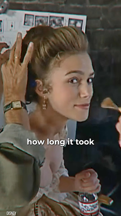 Keira Knightley's Cleavage in Pirates of the Caribbean Behind The Scenes