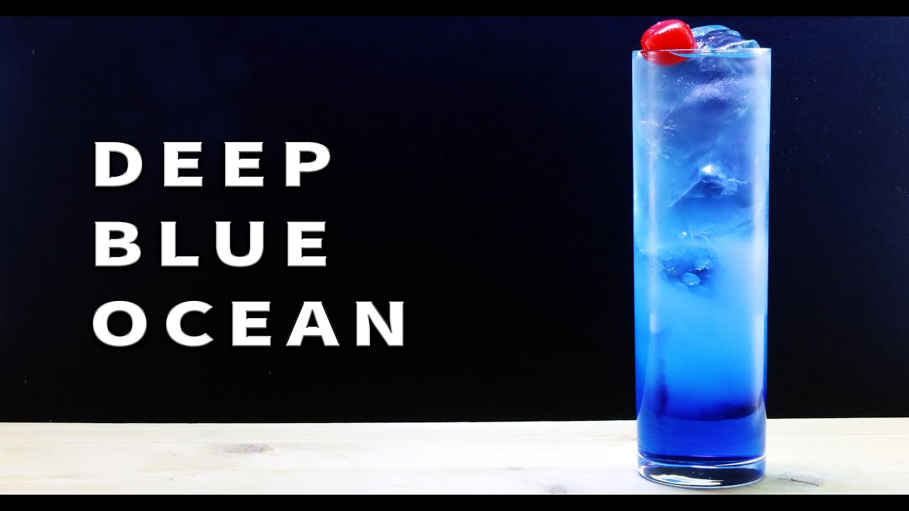 Deep Blue Ocean Cocktail | Recipe Learn