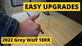 2 EASY UPGRADES for you 2022 Cherokee Grey Wolf 18RR Toy Hauler Camper  DIY by Wasatch Moto Overland 3,023 views 2 years ago 4 minutes, 47 seconds