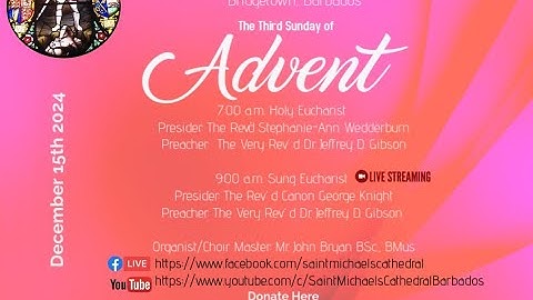 The Third Sunday of Advent: YEAR C