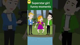 Superstar girl funny dance moments | #short #story #shortvideo | Sunshine English