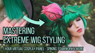 Mastering Extreme Wig Styling - 1 Hour Cosplay Panel - Wefts, Spikes, Foamwork, & More! screenshot 3