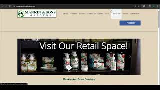 Website Analysis Video for Mankin and Sons Gardens