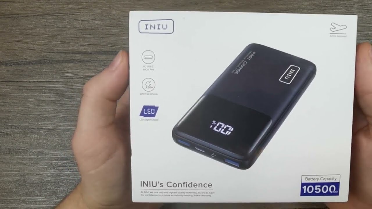 Quick Review: Iniu MegaPower Slim 10500mAh 22.5W Power Bank BI-B6