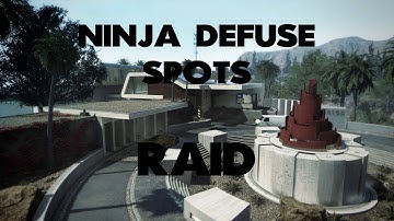 BO2 Ninja Defuse Spots #8 - Raid