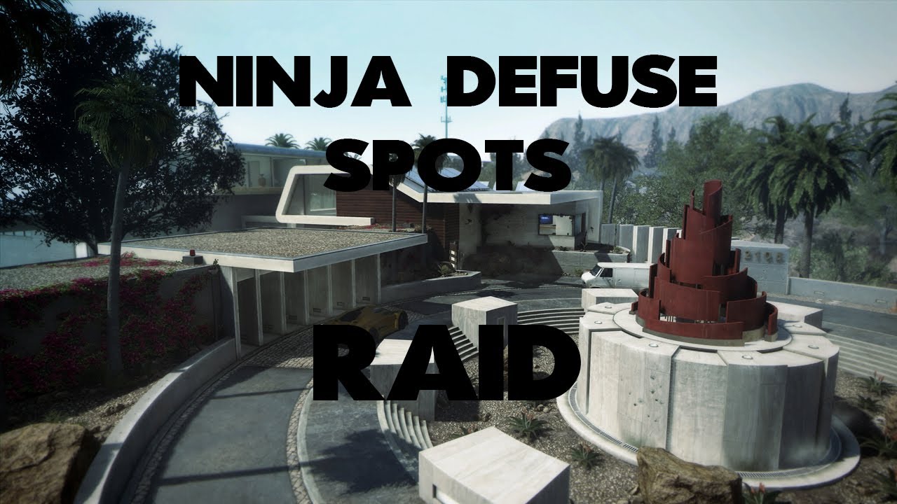 Bo2 Defusing BO2 Ninja Defuse Spots #8 - Raid - YouTube