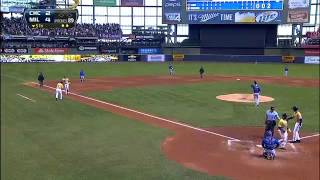2013/04/21 Braun's three-run shot