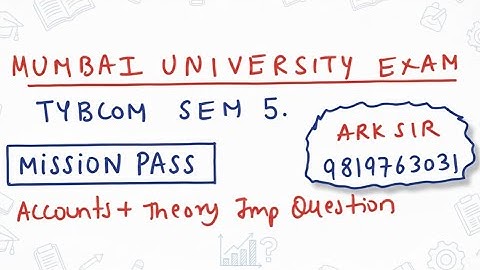 Tybcom sem5 exam 2025🔥|TYBCOM Sem5| Important QUESTION Exam||Mumbai University CDOE  Exam |ARK sir