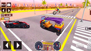 Tuk Tuk auto rickshaw driver 3D game - #229 auto rickshaw driving game - Android iOS Gameplay