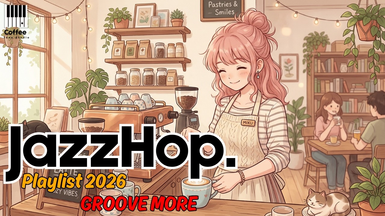 1 Hour Coffee Shop Jazz Hip Hop ☕ Smooth Lofi Beats for Study & Relax ...