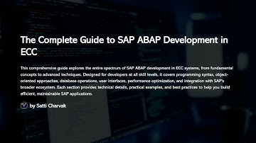 SAP ABAP Development in ECC