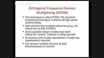 Lecture 12 Wireless Physical Layer: Modulation Techniques