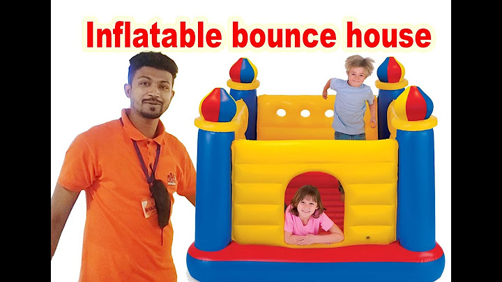 How much electricity does a bounce house use