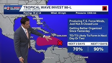 Tropical wave nears Caribbean; tropical storm expected this week