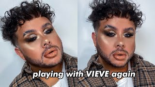 Instagram Glam Matte Cut Crease Look Vieve Essentials Eye Palette Allan Craig