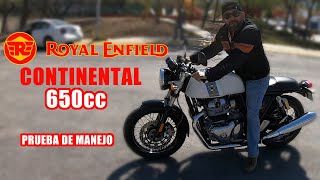 Prueba de manejo de ROYAL ENFIELD CONTINENTAL 650