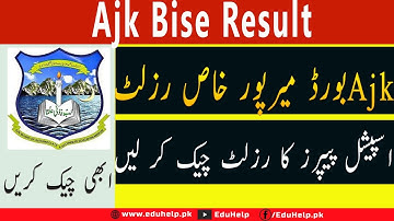 AJK Bise Online Result 2022 12th Class