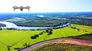 Слияние реки Яя с рекой Чулым с Высоты Птичьего Полёта! Съёмка DJI Mavic 2 Pro!