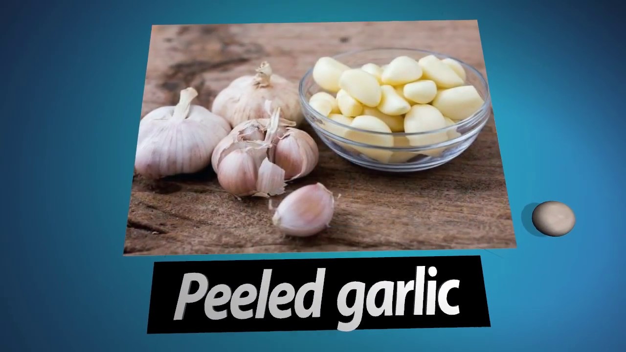 Peeled garlic & Ginger Fresh Vegetables - YouTube