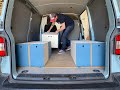 En démo chez Van Lovers - Installation d'un kit Combeing sport dans un Volkswagen Transporter T5.