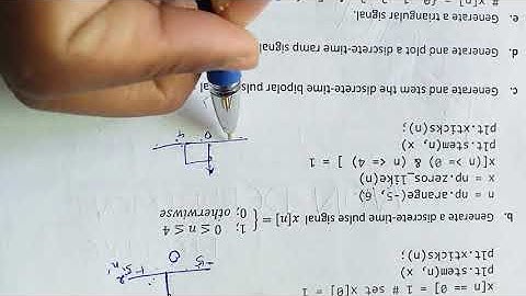 DSP Lab: basic signal simulation