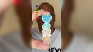 Asmr Silky Gem Crystal Candy Sweet Hearts Crystal Box 4 Flavors Eating Soundsoriginal Length