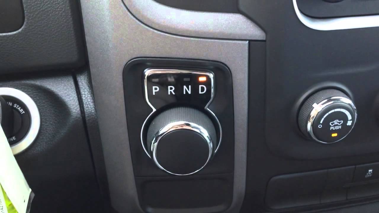 2014 Ram 1500 Express rotary gear selector - YouTube