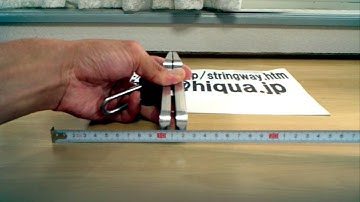 Stringwayストリングウェイ固定クランプの穴大きさ