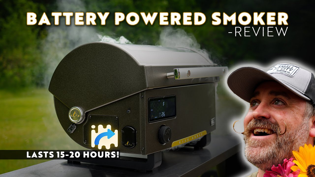 HALO Prime300 BATTERY POWERED Pellet Grill Review YouTube