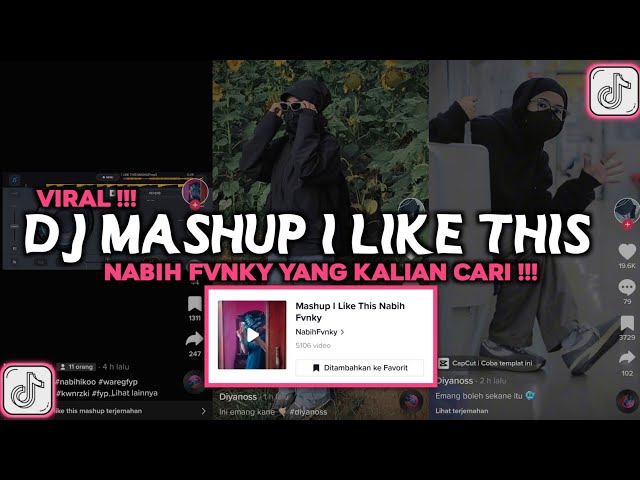 DJ MASHUP I LIKE THIS NABIH FVNKY VIRAL TIKTOK 2023 class=