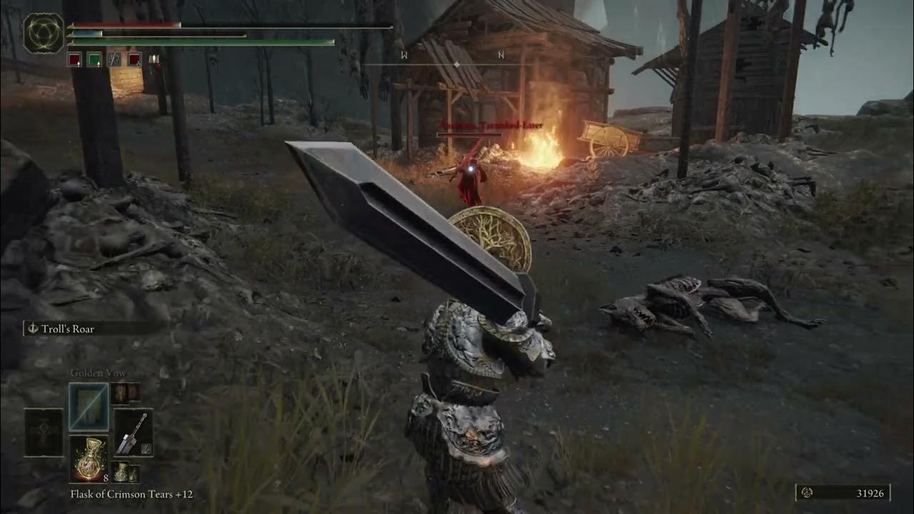 Elden Ring Atlas Plateau Cross Into Mt.Gelmir Corpse Stench Shack