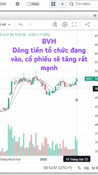 Cổ phiếu BVH dòng tiền tổ chức đang vào, sẽ tăng rất mạnh.