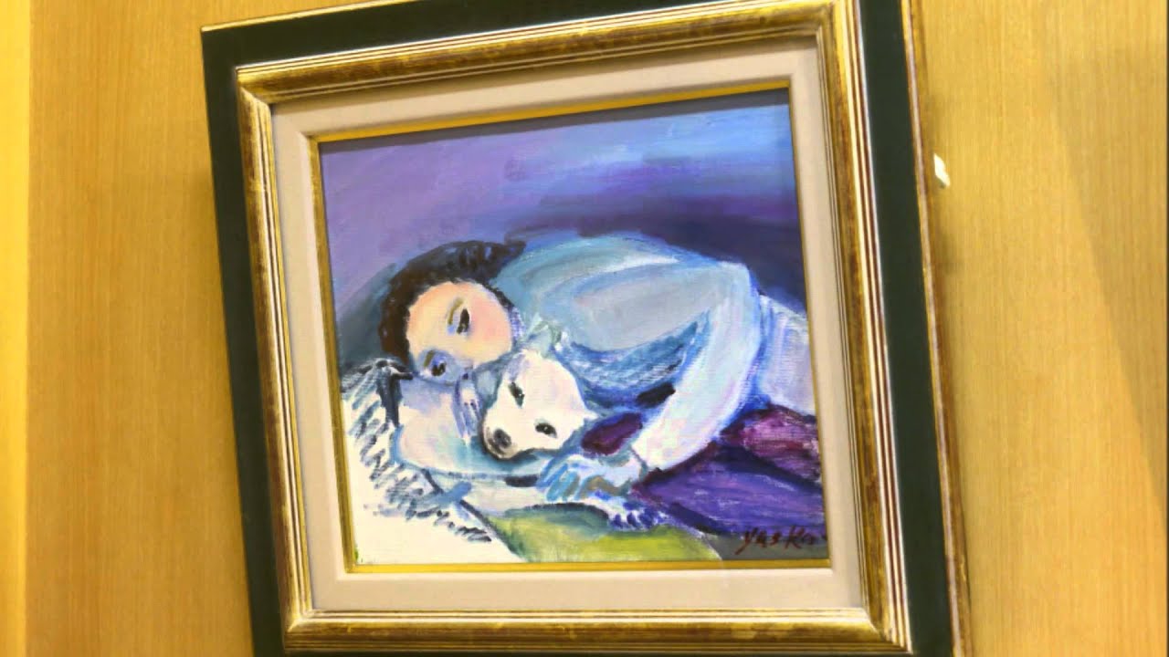 絵画 長嶺ヤス子 作 油絵