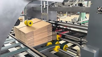 HRB 1224 AUTOMATIC FOLDER GLUER MACHINE.