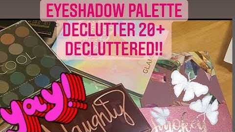 EPIC palette declutter (half gone!!!!)