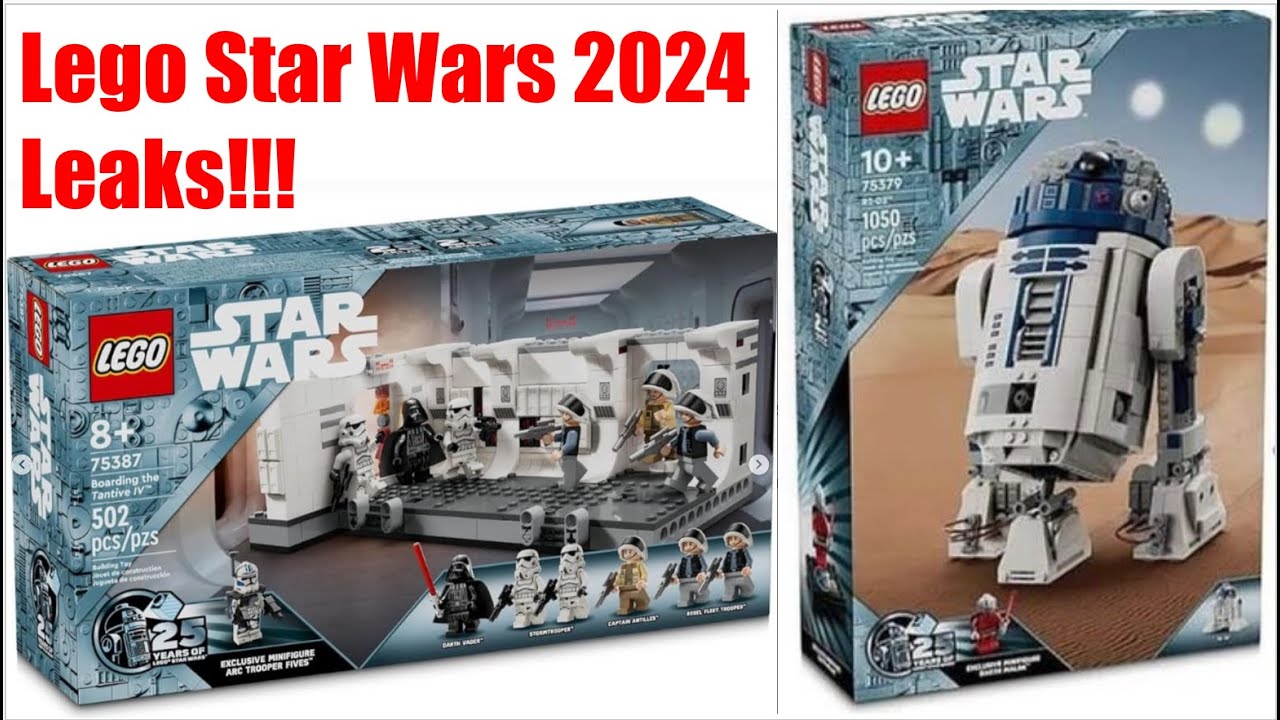 REALLY LEGO NEW 2024 LEGO Star Wars 25th Anniversary FULL SET LEAKS!  (75379 & 75387) 