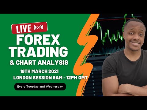 Live Forex Trading and Chart Analysis 16th march 2021 | 9am GMT