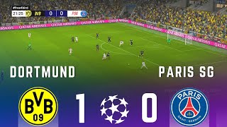 DORTMUND VS PARIS SG EN DIRECT | DEMI-FINALE| LIGUE DES CHAMPIONS DE 2024|  SIMULATION ET SCORE LIVE