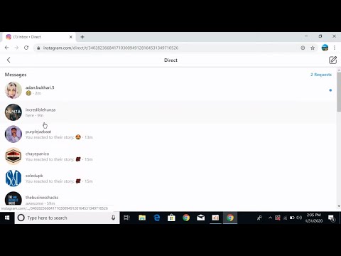 Comment DM sur Instagram sur l'ordinateur (2020)