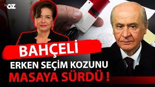 BAHÇELİ ERKEN SEÇİM KOZUNU MASAYA SÜRDÜ !