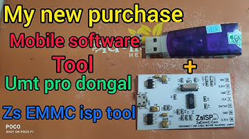 new purchase umt pro dongal and Zs isp tool//software tool