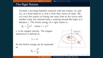 Lecture 11 (1 of 6) - Rotational Spectroscopy Intro