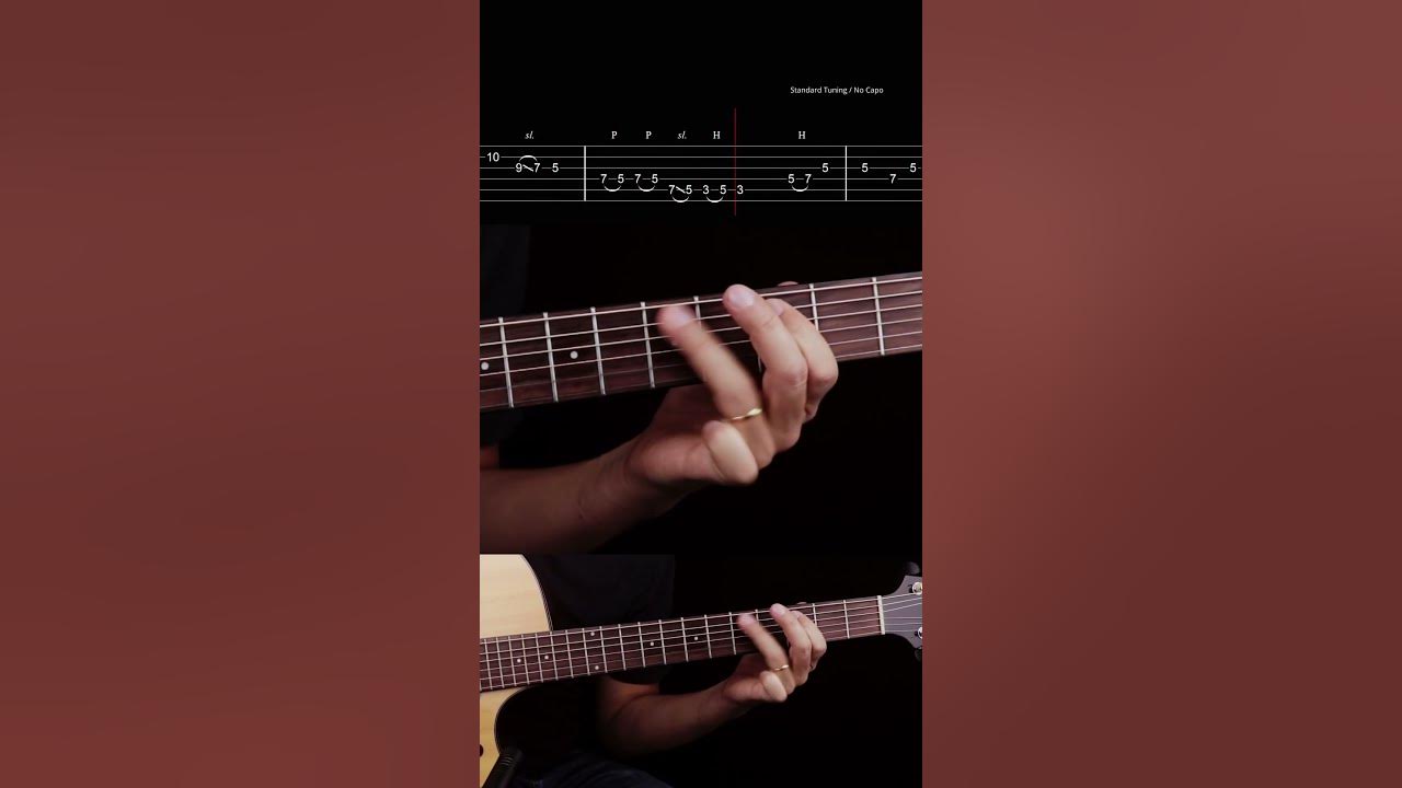 Let It Be (solo) but it's on the acoustic guitar