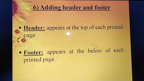 Class-5, Subject-Computer,  Chapter-4(Advanced features of....),   Part-2,  Video-18  By Mrs Radhika