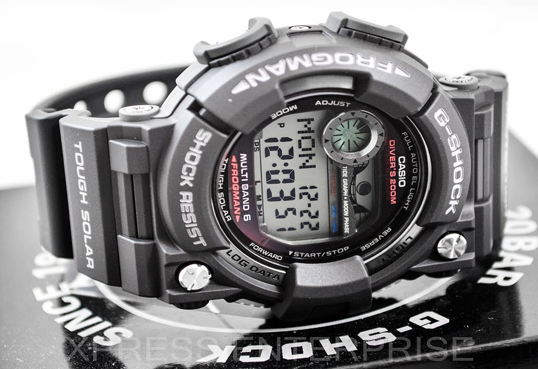 GSHOCK FROGMAN GWF1000-1 REVIEW | How To Time | LIGHT DISPLAY YouTube